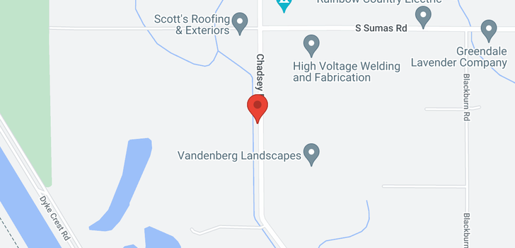 map of 6255 CHADSEY ROAD